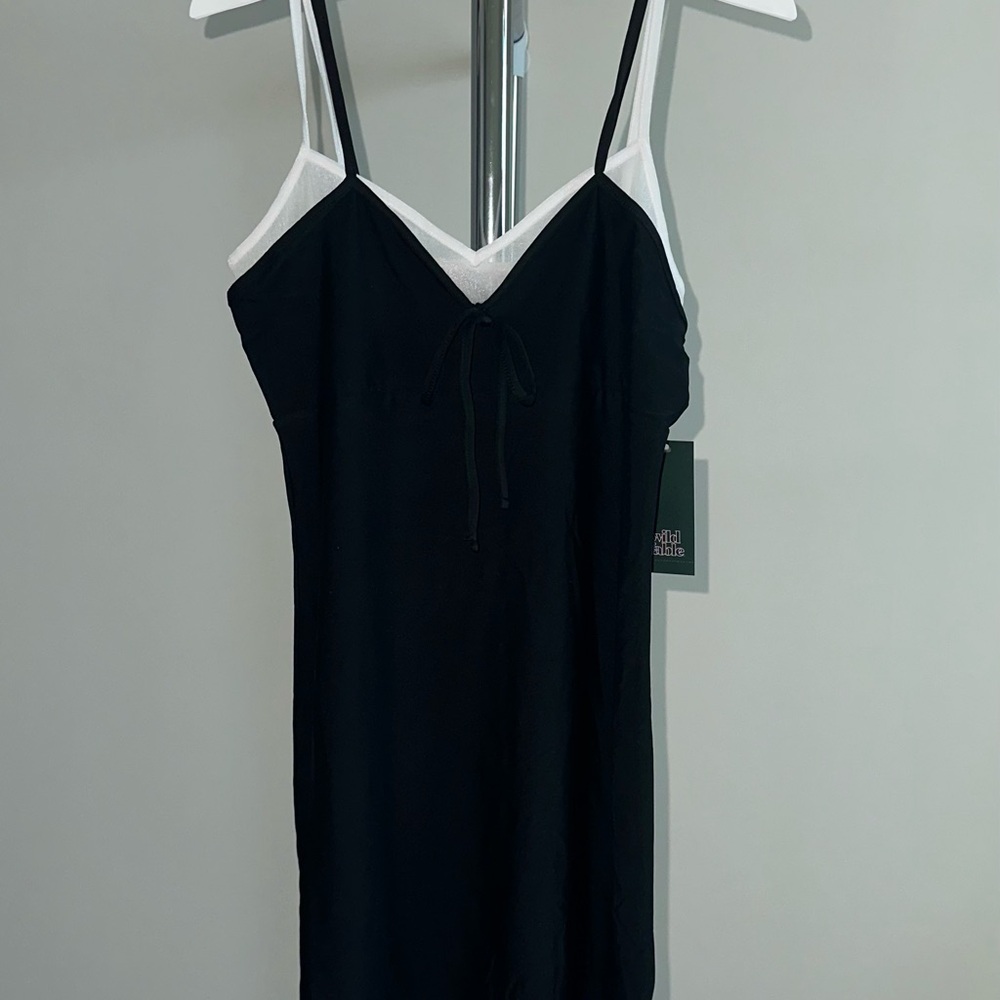 Wild Fable Black and White Chemise